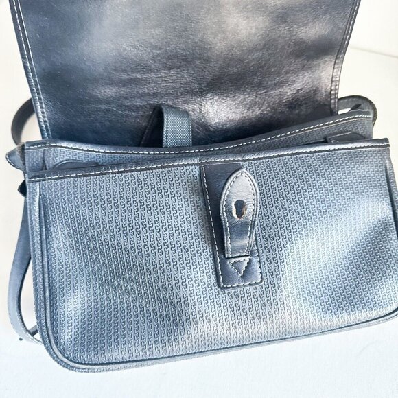 Vintage Charles Jourdan Sportif Textured Rectangular Crossbody Bag - Picture 7 of 10